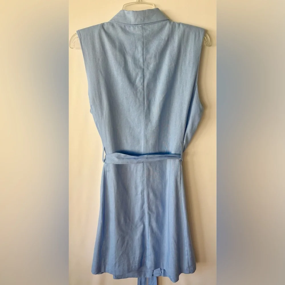 Love Tree Sky Blue Sleeveless Dress - Picture 4 of 8